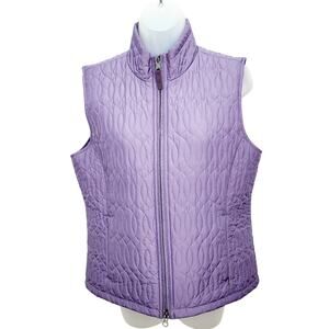 Royal Robbins Lavender Quilted Lined Women's Outdoor  Hiking Vest Size Medium